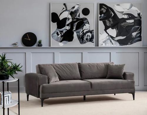 купить Диван Trendy Astana Antracit (3 locuri) в Кишинёве 