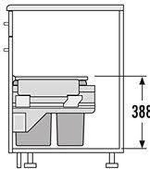купить Урна для мусора Hailo 3610491 Cargo Soft 450 в Кишинёве 