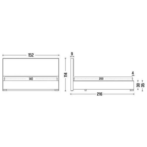 купить Кровать my-STYLE my-Nova 140x200 (P11D14M13) в Кишинёве 