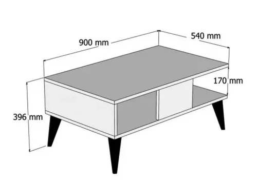 cumpără Măsuţă cafea Trendy Lidia 90x39x54cm în Chișinău 