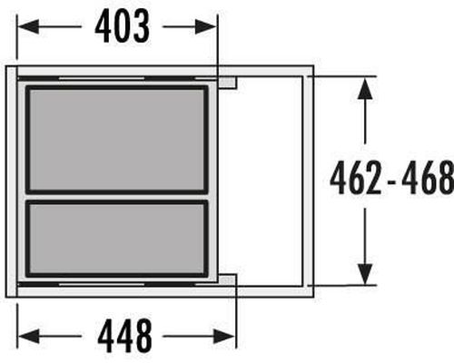 cumpără Feronerie pentru mobilă Hailo 3610521 Euro Cargo S 500 30/19 în Chișinău 