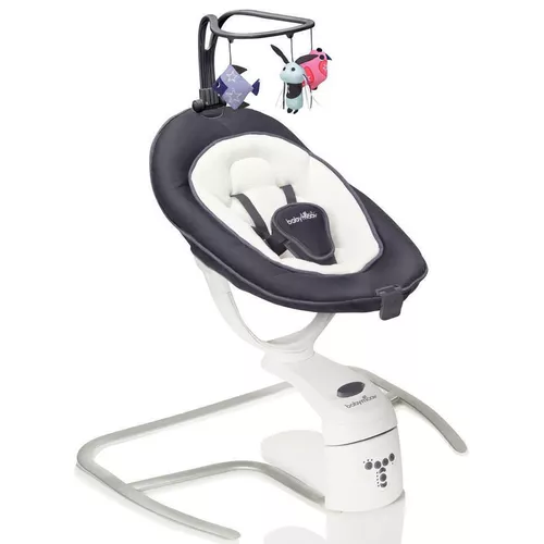 купить Детское кресло-качалка Babymoov A055008 Swoon Motion Zinc cu conectare la priza в Кишинёве 