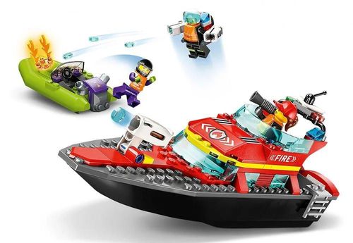 cumpără Set de construcție Lego 60373 Fire Rescue Boat în Chișinău 