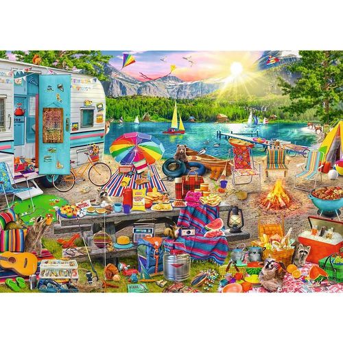 cumpără Puzzle Trefl 10677 Puzzle 1000. Hidden ShapesExcursie cu rulota în Chișinău 