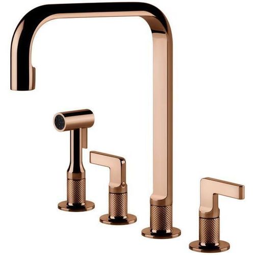 купить Смеситель кухонный Gessi 58703-030 Inciso Copper PVD в Кишинёве 