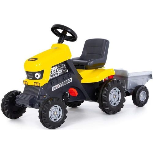 cumpără Vehicul pentru copii Полесье ET 2 89328 Tractor Turbo cu pedale si remorca în Chișinău 