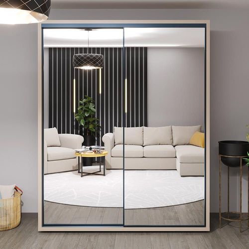 cumpără Dulap Bayro Parma 1800x2250x600 серый камень, купе în Chișinău 