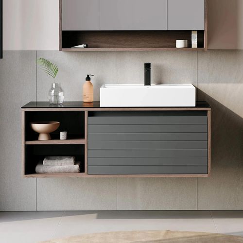 купить Шкаф под умывальник Orka Prato 120 Navaro/Anthracite в Кишинёве 