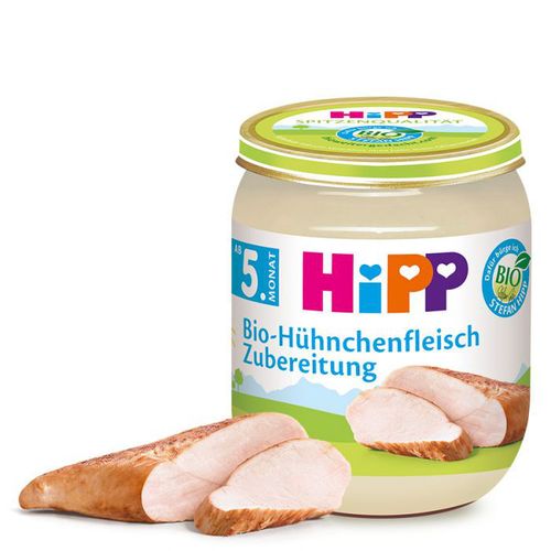 Пюре HIPP из цыпленка (4+ мес) 125 г 