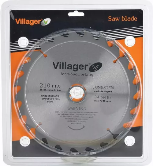 cumpără Disc de tăiere Villager Disc de taiere lemn 255x30/25.4x2.6x40T (033426) în Chișinău 