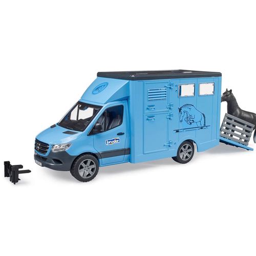 cumpără Mașină Bruder 2674 Sprinter Transportor de animale cu cal, 54306 în Chișinău 