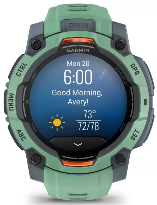купить Смарт часы Garmin Instinct 3, 45 mm, Amoled, Neotropic with Neotropic Band (010-02936-01) в Кишинёве 