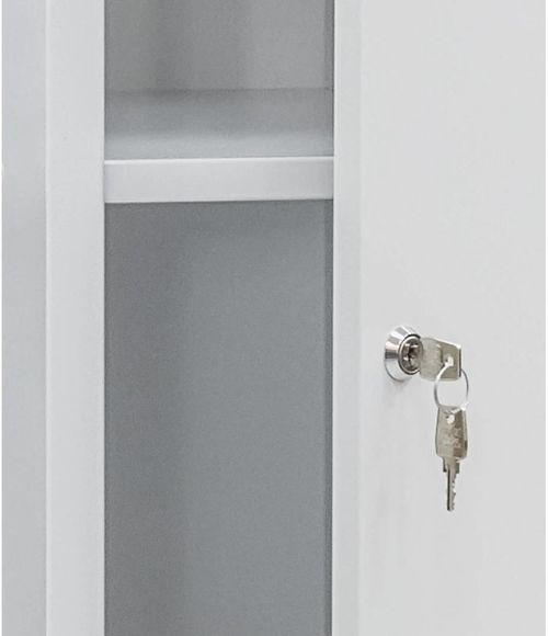 купить Офисная металлическая мебель УХЛ-МАШ ШМХ-500/1 Шкаф хозяйственный 1-дверный (1800x500x500) в Кишинёве 