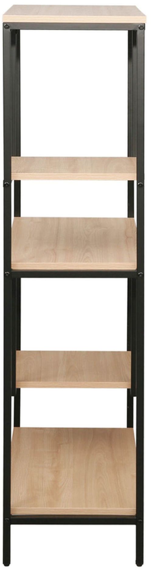 купить Офисный стеллаж Deco Aries 63.5x30.5x122H Oak/Black в Кишинёве 