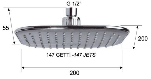 купить Верхний душ Remer 354QIX в Кишинёве 