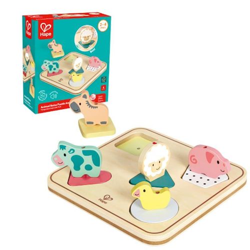 cumpără Puzzle Hape E8536 Puzzle cu animale Forme Geometrice în Chișinău 