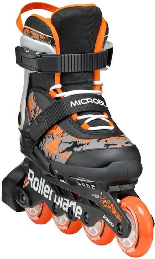 купить Роликовые коньки Rollerblade 86B0751540NC01 MICROBLADE SL Nero/Arancio Size 33-36,5 в Кишинёве 