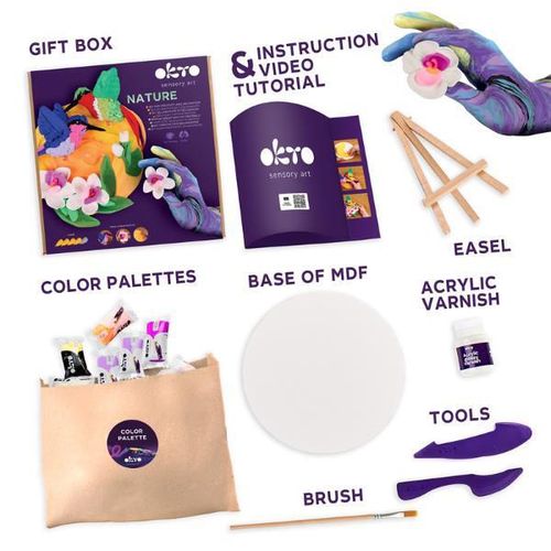 cumpără Set de creație Okto 20043 Set creativ DIY cu plastilină ușoară Colibri în Chișinău 
