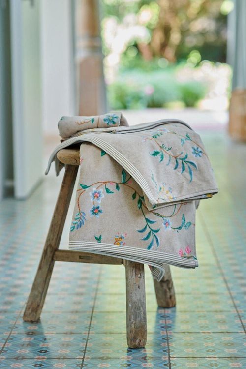 cumpără Prosop Pip Studio 217804 Les Fleurs towel 70x140 Khaki în Chișinău 
