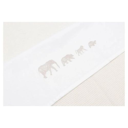 cumpără Lenjerie de pat pentru copii Jollein 008-524-67044 Cearsaf pentru patut Animals Nougat, 120x150cm în Chișinău 