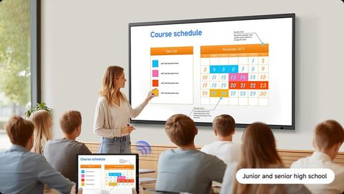 купить Интерактивный дисплей Horion 65K7A EDLA, Remote + 2 Pens + Wall-mount 65" в Кишинёве 