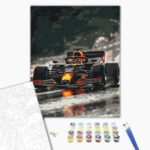 cumpără Tablou pe numere BrushMe BS54520FC 40x50cm (fără cutie) Formula adrenalinei în Chișinău 