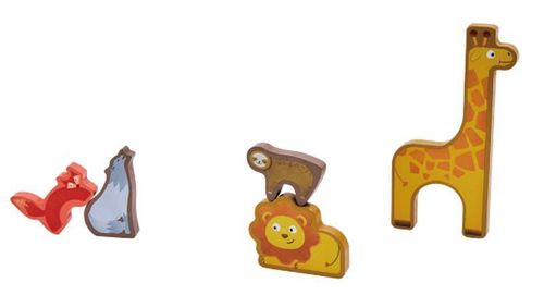 купить Головоломка Hape E1656 Puzzle Regatul Animalelor, 16 piese в Кишинёве 