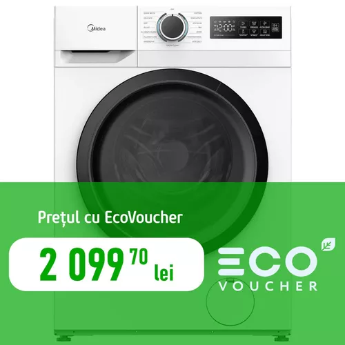 купить Стиральная машина с фронтальной загрузкой Midea MF110W100BA10/W-HR в Кишинёве 