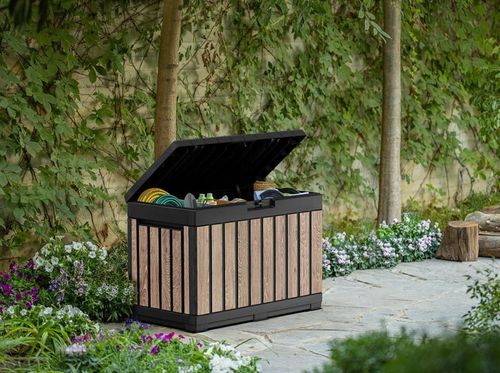 купить Короб для хранения Keter 57689 Kentwood 190L, 82.3x45x57.7cm, frasin в Кишинёве 