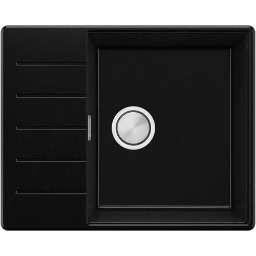 купить Мойка кухонная Primagran Copenhagen 620-50 Top Black metallic + accesorii 500x620 MKIKM в Кишинёве 