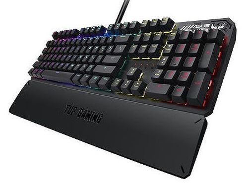 cumpără Tastatura ASUS TUF Gaming K3 RGB mechanical keyboard with N-key rollover, aluminum-alloy top cover and Aura Sync lighting, Wrist Rest, gamer (tastatura/клавиатура) în Chișinău 