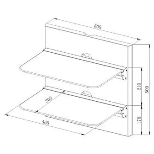 cumpără Suport pentru player DVD Brateck DVD-18-02 în Chișinău 