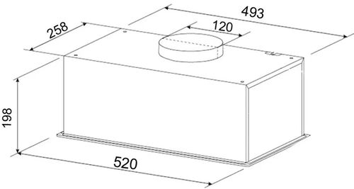 купить Вытяжка Mastercook BORA 850(52) Sensor FG BL LED в Кишинёве 
