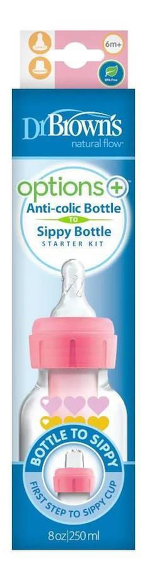 купить Поильник Dr. Brown's 8586020673865 Set biberon+cana+lingurite Cheer Jungle Roz в Кишинёве 