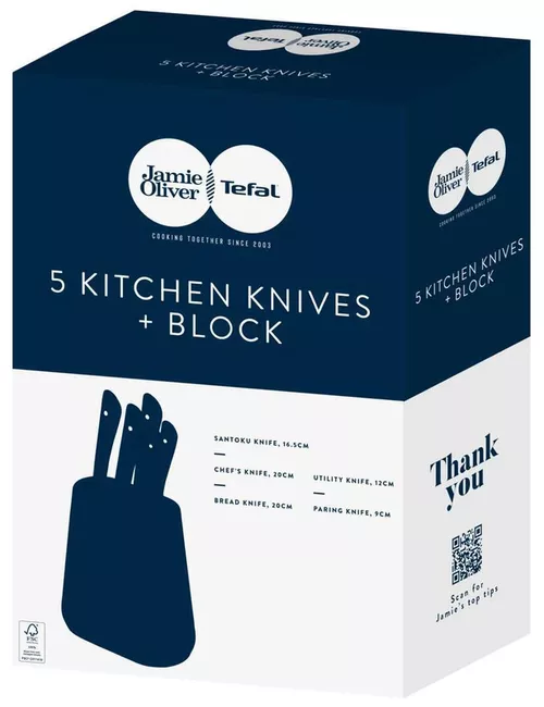 купить Набор ножей Tefal K267S556 Jamie Oliver в Кишинёве 