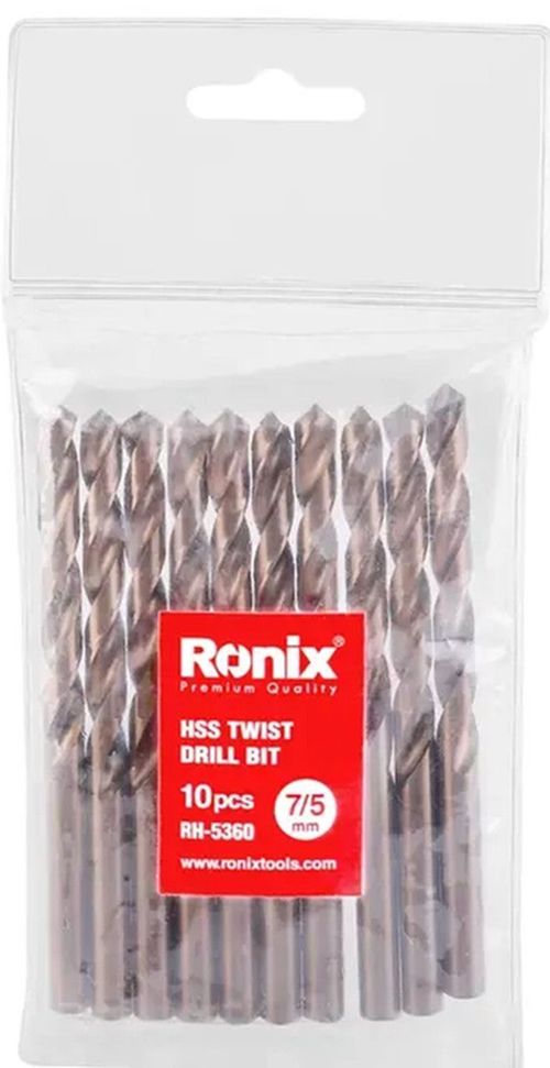 купить Сверло Ronix RH-5360 Set burghiu 7.5mm-4241 (10buc) в Кишинёве 