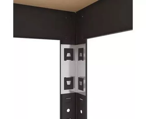 cumpără Raft de depozitare Nex Home Raft metalic Budget 900x600x300 mm, 4 rafturi MDF, antracit în Chișinău 
