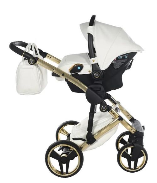 cumpără Сărucior pentru copii Junama Fluo Line V3 Indyvidual 17 White Gold în Chișinău 