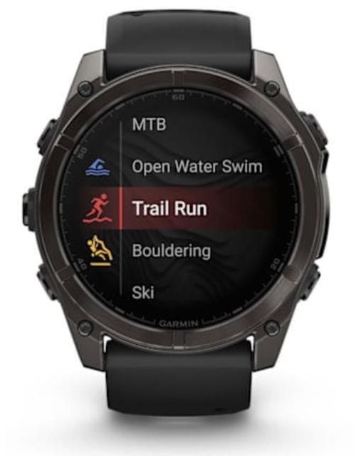 cumpără Ceas inteligent Garmin Fenix 8 – 51 mm, Sapphire, Carbon Gray DLC Titanium with Black (010-02905-21) în Chișinău 