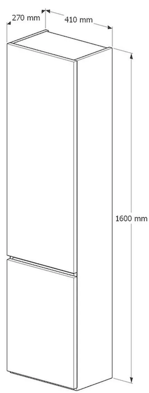 cumpără Dulap penal miscellaneous PUATU Alb Dr. (1512035) în Chișinău 