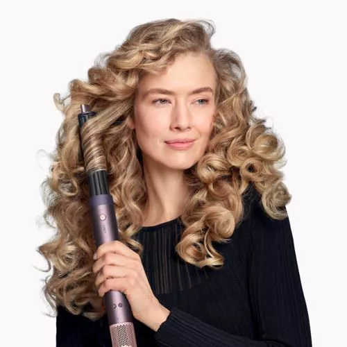 купить Прибор для укладки Dyson HS09 Airwrap Co-anda2x, Straight+ Wavy Jasper Plum в Кишинёве 