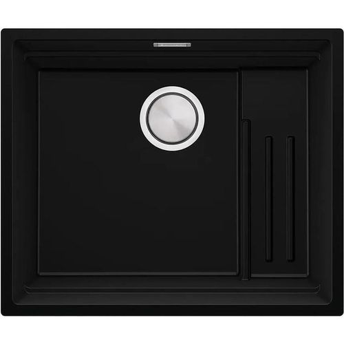 купить Мойка кухонная Primagran Prague 60 Step Level Black + accesorii 470x560 MPSKC#N в Кишинёве 