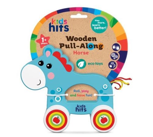 cumpără Jucarie de tras și împins Kids Hits KH20/011 Деревянная каталка Horse în Chișinău 