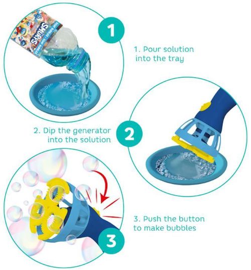 cumpără Jucărie Dodo 200614 Suflantă cu bule Smurfii, 450ml în Chișinău 