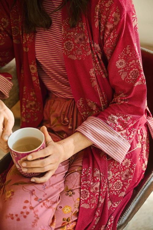 купить Домашний текстиль Pip Studio 51.510.948 Nisha Kimono Namaste Red S Red в Кишинёве 