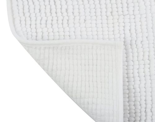 купить Коврик для ванной MSV 40738 60x90cm Chenille бел в Кишинёве 