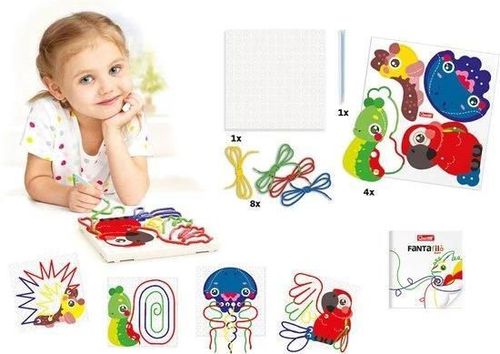 купить Набор для творчества Quercetti QT 576 Fantafilo' Zoo в Кишинёве 