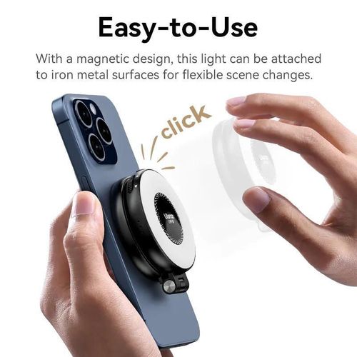 купить Кольцевая лампа Ulanzi LM19 MagSafe LED Selfie Ring Light (Black) в Кишинёве 