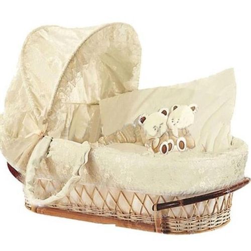 купить Гнездо для новорожденных Italbaby 640.0014 Прямоугольная плетеная корзина Angioletti 44*34*35cm в Кишинёве 