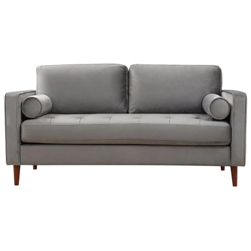 cumpără Canapea Trendy Roma Gri deschis, 90x70x175cm (2 locuri) în Chișinău 